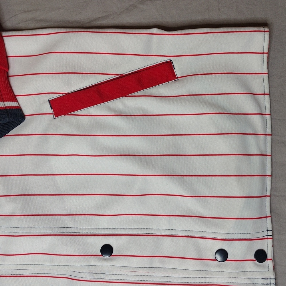 St Louis Cardinals Pin Stripe Baseball Jacket Reversible Spell Out Logo G-III - Picture 14 of 15